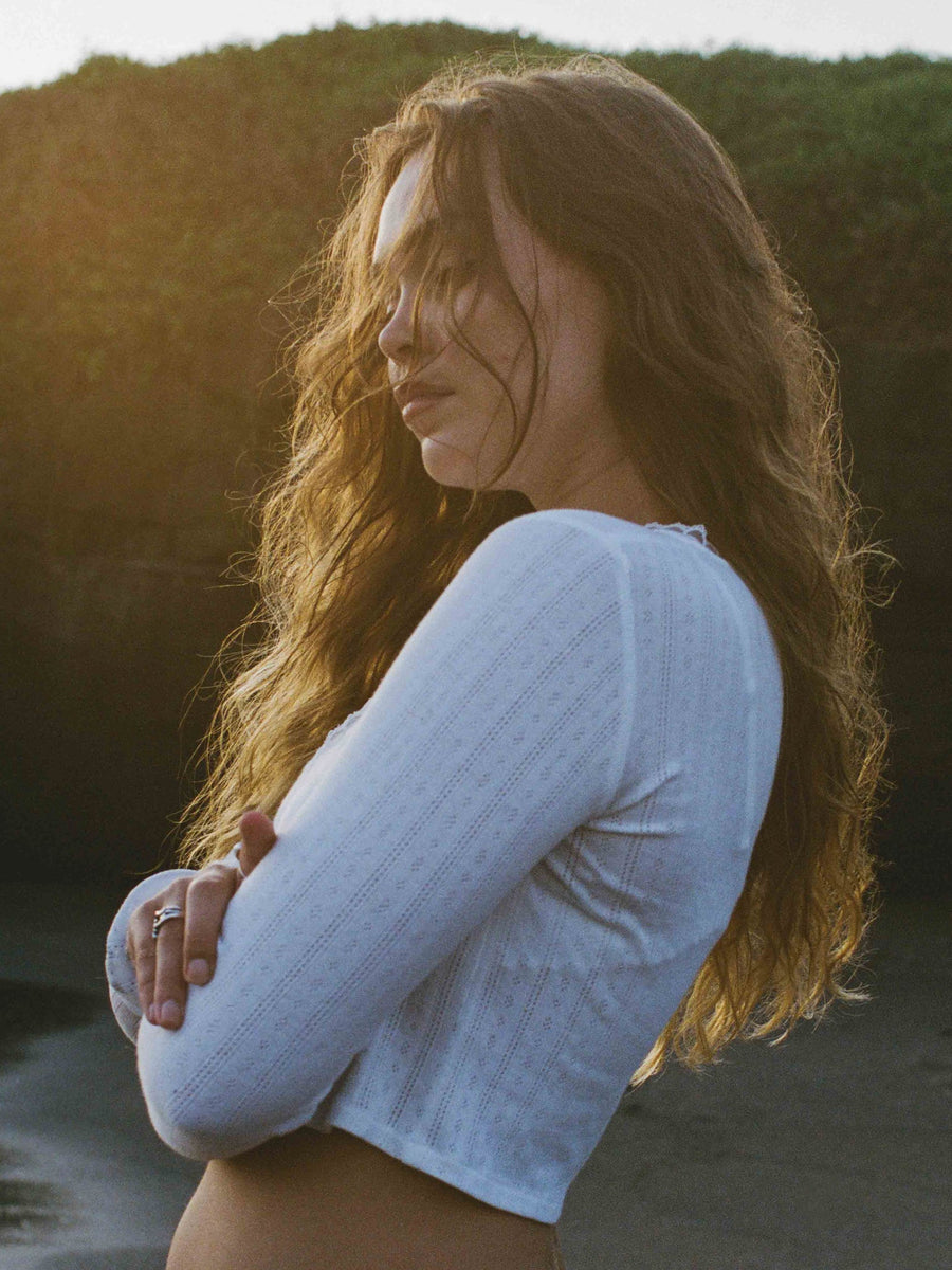 LOULOU Long Sleeve Top