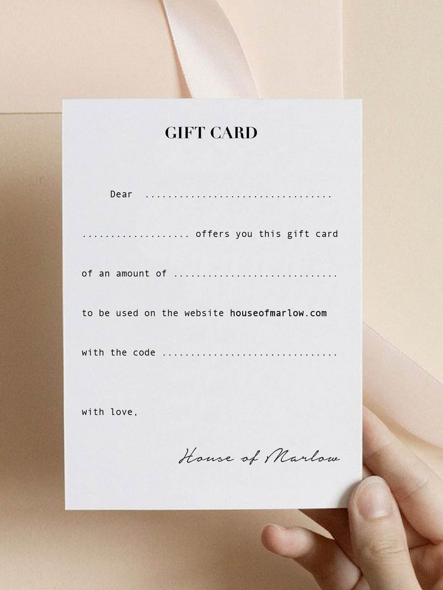 Carte cadeau de 30 à 300€